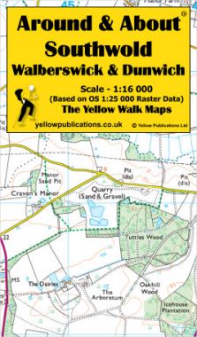 Southwold, Walberswick & Dunwich Walking Map