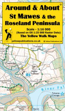 St Mawes & the Roseland Peninsula Walking Map