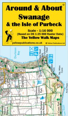 Swanage & the Isle of Purbeck Walking Map