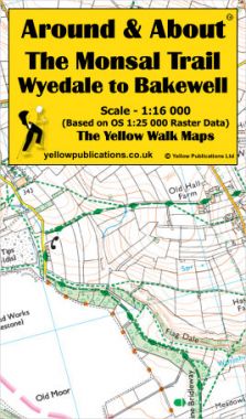The Monsal Trail, Wyedale to Bakewell Walking Map