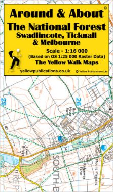 The National Forest: Swadlincote, Ticknall & Melbourne Walking Map