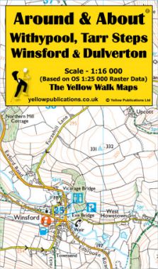 Withypool, Tarr Steps, Winsford & Dulverton Walking Map