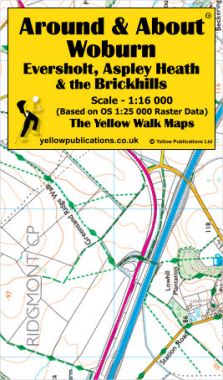 Woburn, Eversholt, Aspley Heath & the Brickhills Walking Map