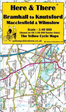 Bramhall to Knutsford, Macclesfield & Wilmslow Cycling Map
