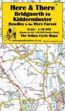 Bridgnorth to Kidderminster, Bewdley & the Wyre Forest Cycling Map
