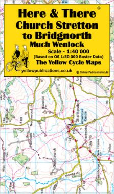 Church Stretton to Bridgnoth, Much Wenlock Cycling Map