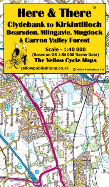 Clydebank to Kirkintilloch, Bearsden, Milngavie & Strathblane Cycling Map
