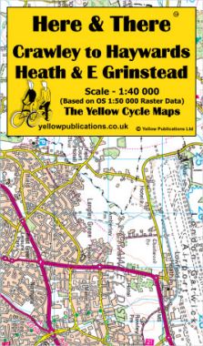 Crawley to Haywards Heath & East Grinstead Cycling Map
