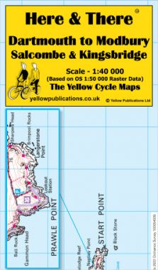 Dartmouth to Modbury, Salcombe & Kingsbridge Cycling Map