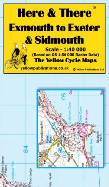 Exmouth to Exeter & Sidmouth Cycling Map