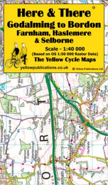 Godalming to Bordon, Farnham, Haslemere & Selborne Cycling Map