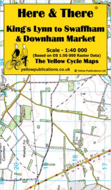 Kings Lynn to Swaffham & Downham Market Cycling Map