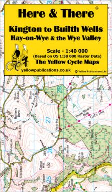 Kington to Builth Wells, Hay-on-Wye & Wye Valley Cycling Map