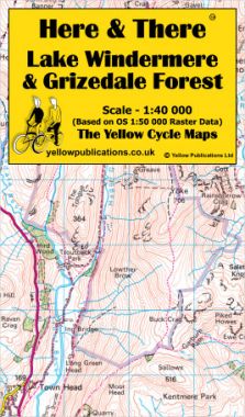 Lake Windermere & Grizedale Forest Cycling Map