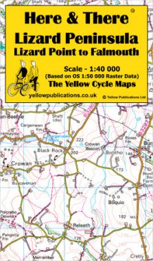 Lizard Peninsula, Lizard Point to Falmouth Cycling Map