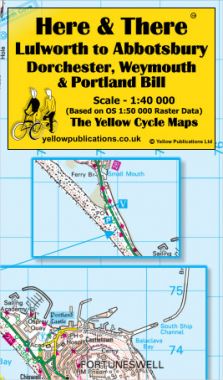 Lulworth to Abbotsbury, Dorchester, Weymouth & Portland Bill Cycling Map