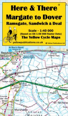 Margate to Dover, Ramsgate, Sandwich & Deal Cycling Map