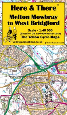 Melton Mowbray to West Bridgford Cycling Map