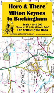 Milton Keynes to Buckingham Cycling Map