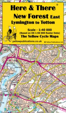New Forest East: Lymington, Ashurst to Calshot Cycling Map