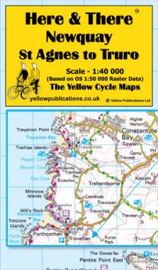 Newquay, St Agnes to Truro Cycling Map