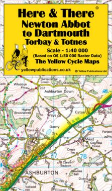 Newton Abbot to Dartmouth, Torbay & Totnes Cycling Map