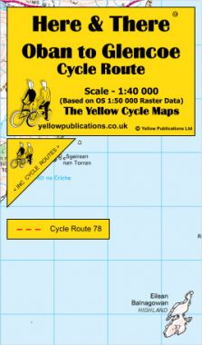 Oban to Glencoe Cycle Route Cycling Map