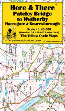 Pateley Bridge to Wetherby, Harrogate & Knaresborough Cycling Map