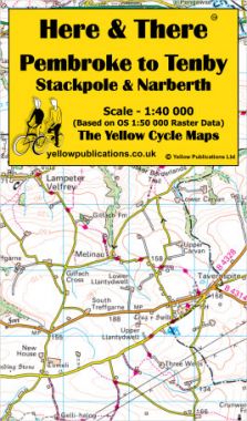 Pembroke to Tenby, Stackpole & Narberth Cycling Map