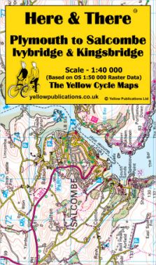 Plymouth to Salcombe, Ivybridge & Kingsbridge Cycling Map