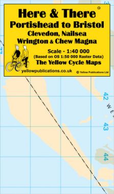 Portishead to Bristol, Clevedon, Nailsea, Wrington & Chew Magna Cycling Map