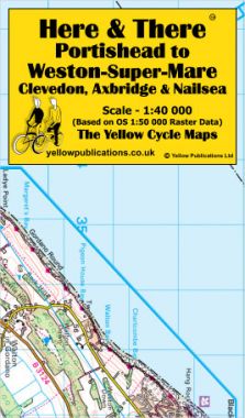 Portishead to Weston-super-Mare, Clevedon, Axbridge & Nailsea Cycling Map
