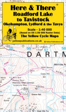 Roadford Lake to Tavistock, Lydford & the Tavys Cycling Map