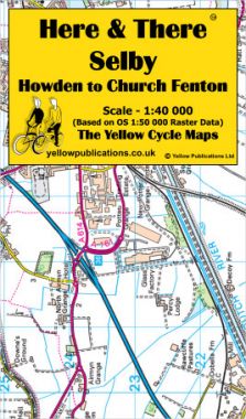 Selby, Howden to Church Fenton Cycling Map