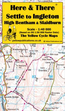Settle to Ingleton, High Bentham & Slaidburn Cycling Map