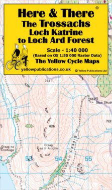 The Trossachs, Loch Katrine to Loch Ard Forest Cycling Map