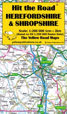 Herefordshire & Shropshire Road Map