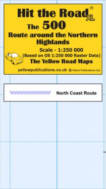 The 500 Route around North Highlands - XL Road Map