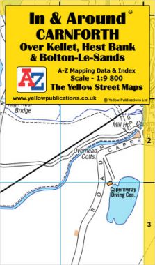 Carnforth, Over Kellet, Hest Bank & Bolton-le-Sands Street Map