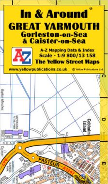 Great Yarmouth, Gorleston-on-Sea & Caistor-on-Sea Street Map