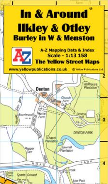 Ilkley & Otley, Burley in Wharfedale & Menston Street Map