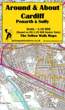 Cardiff, Penarth & Sully Walking Map