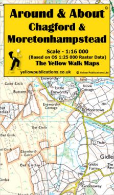 Chagford & Moretonhampstead Walking Map