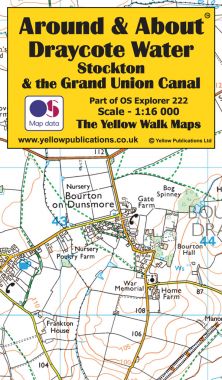 Draycote Water, Stockton & the Grand Union Canal Walking Map
