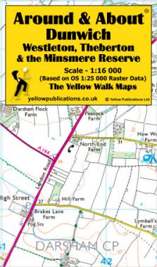 Dunwich, Westleton, Theberton & the Minsmere Reserve Walking Map