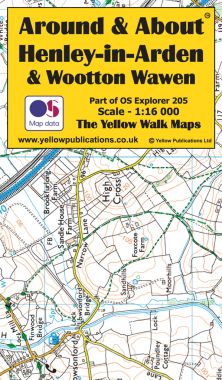Henley-in-Arden & Wootton Wawen Walking Map
