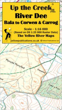 River Dee: Bala to Corwen & Carrog - XL Map