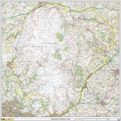 Dartmoor National Park Wall Map