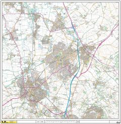 Letchworth & Hitchin Wall Map