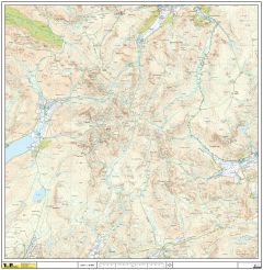 Scafell Pike & Great Gable Wall Map